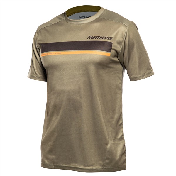 Fasthouse Impakt Cosmos Short Sleeve Jersey Olive - Image 1