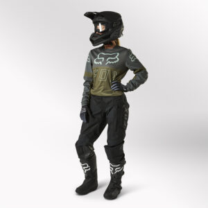 Fox Legion LT Womens Green Motocross Jersey - Image 5