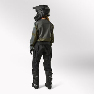 Fox Legion LT Womens Green Motocross Jersey - Image 4