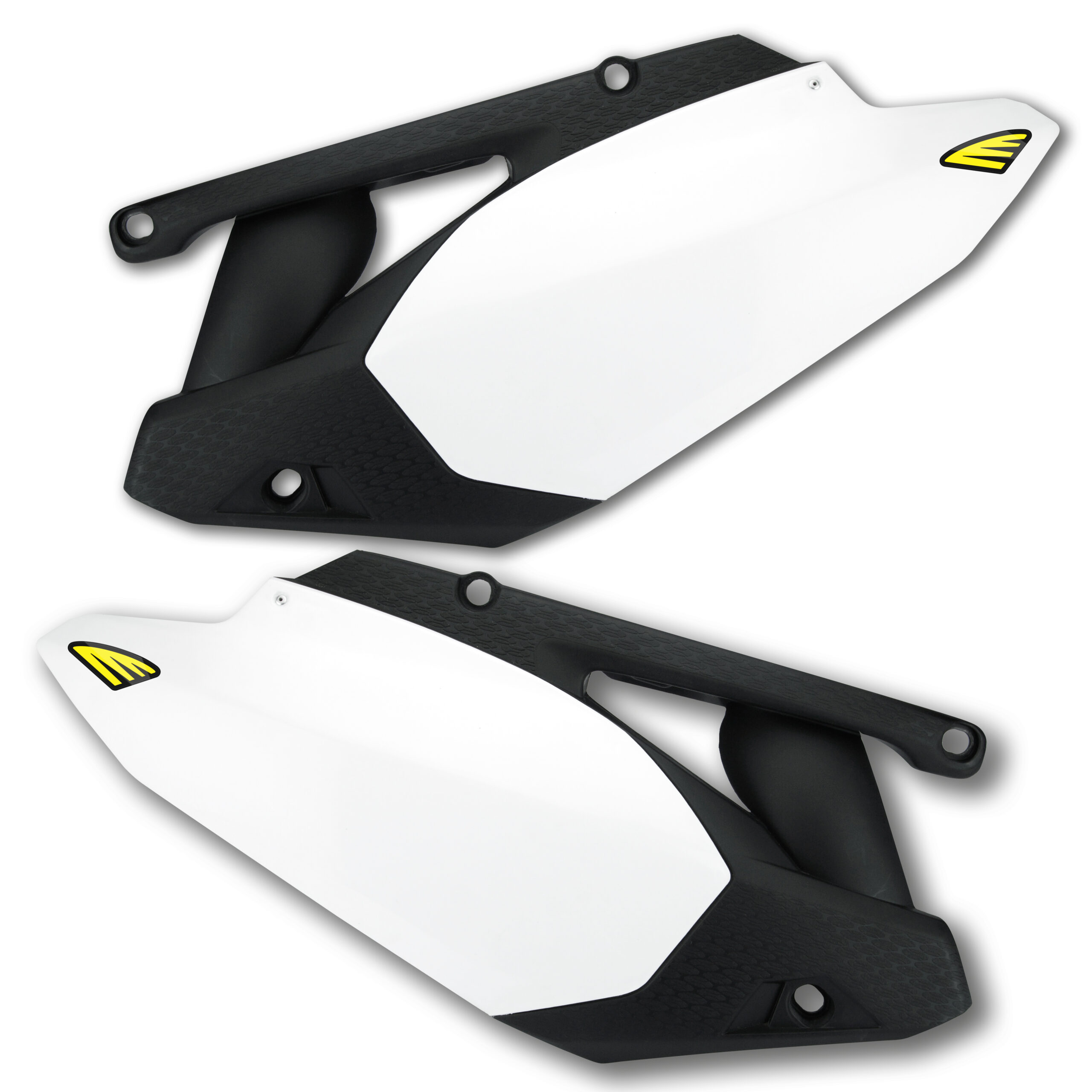 SIDE# PANEL 10-13 YZF450 WH/BK - Image 1