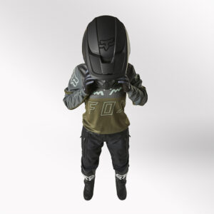 Fox Legion LT Womens Green Motocross Jersey - Image 7