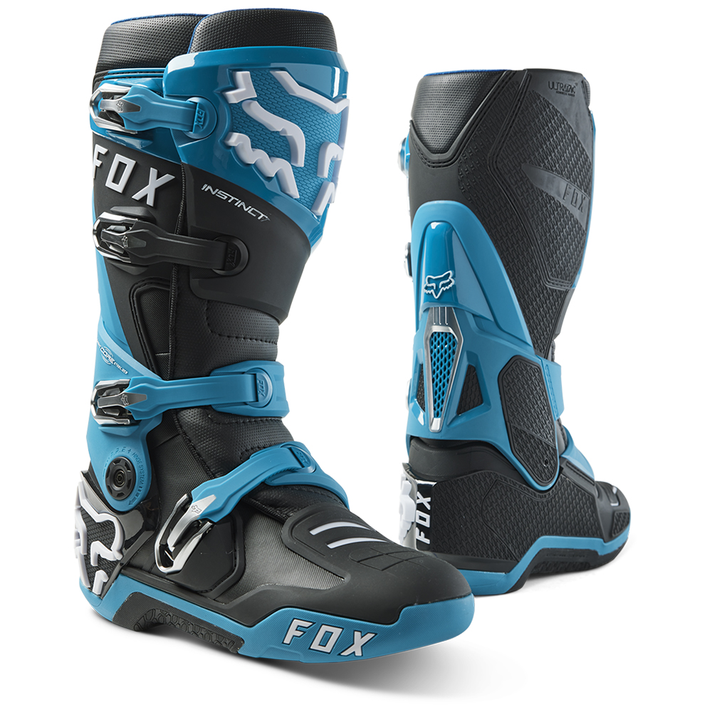 Fox Instinct Motocross Boots Maui Blue - Image 1