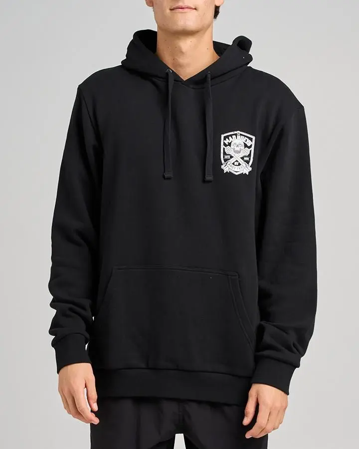 The Mad Hueys Ahoy FKRS Shield Hoodie Black