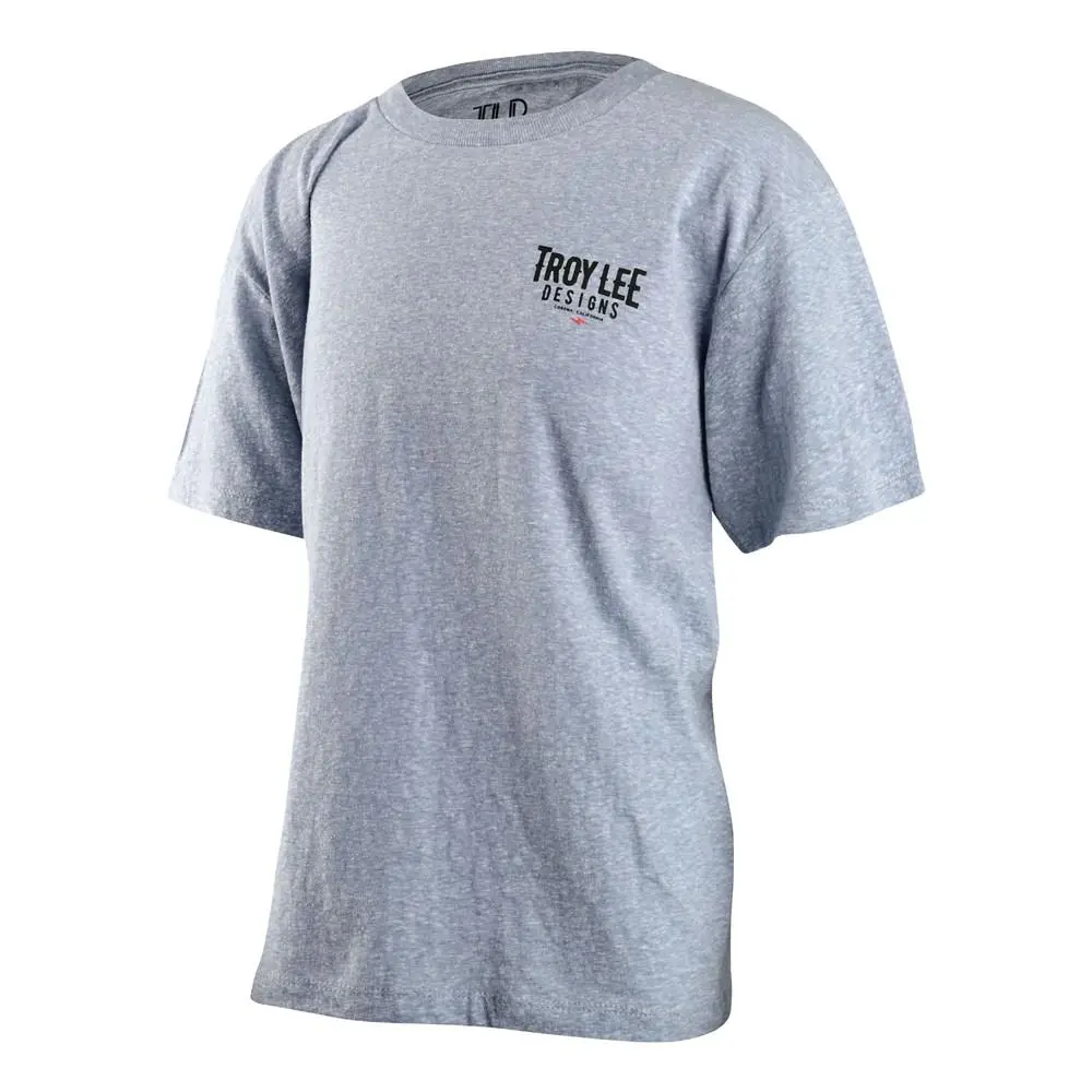 Troy Lee Designs Carb Tee Youth Ash Heather