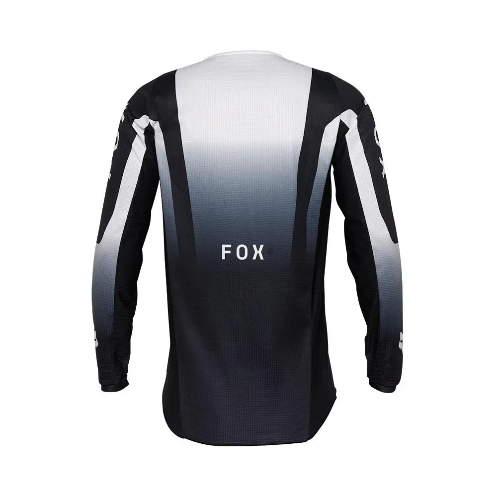 Fox 180 Lean Motocross Jersey Black/White