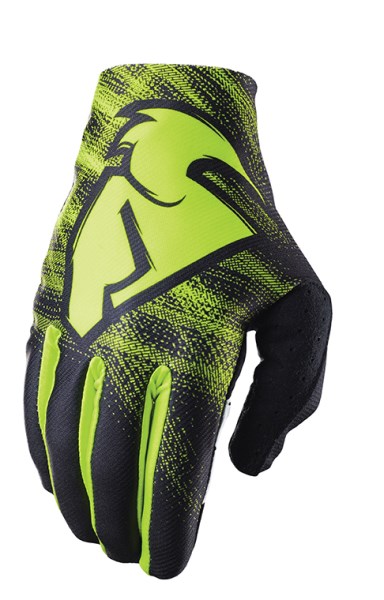 Motocross Gloves Thor 2014 Youth Void Tread Green - Image 1
