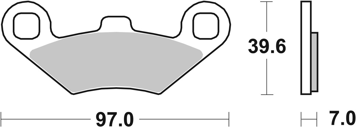 SBS 716RSI Front/Rear Brake Pads - Image 1
