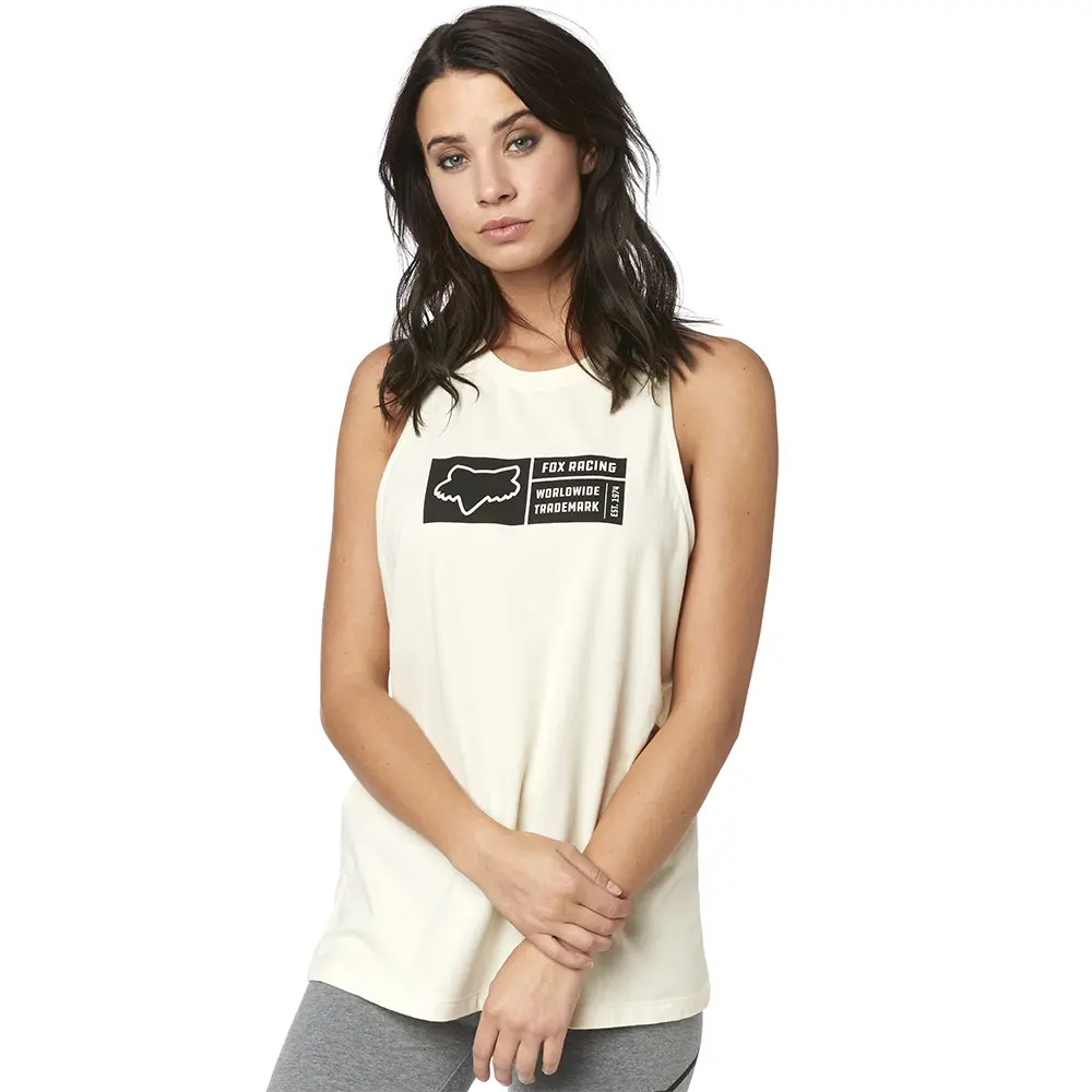 Tank Top Fox Tracker Ladies White