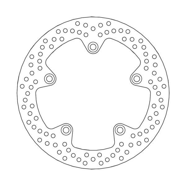 BRAKE DISC REAR MOTO MASTER HALO HUSQVARN 900 12-13 BMW HP2 1200 07-10 K1200R 04-08 K1200R 05-07 - Image 1
