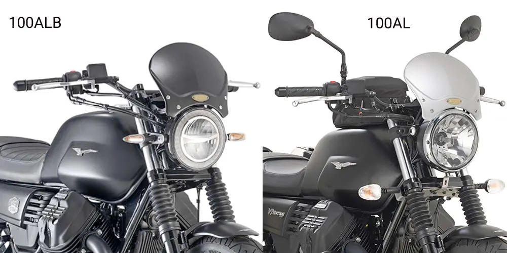 UNIVERSAL HEADLAMP BLACK FAIRING WITH SMOKED SCREEN (NEEDS KIT)