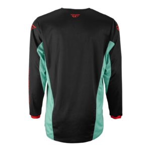 Fly Kinetic SE Rave Motocross Jeresy Black/Mint/Red - Image 2