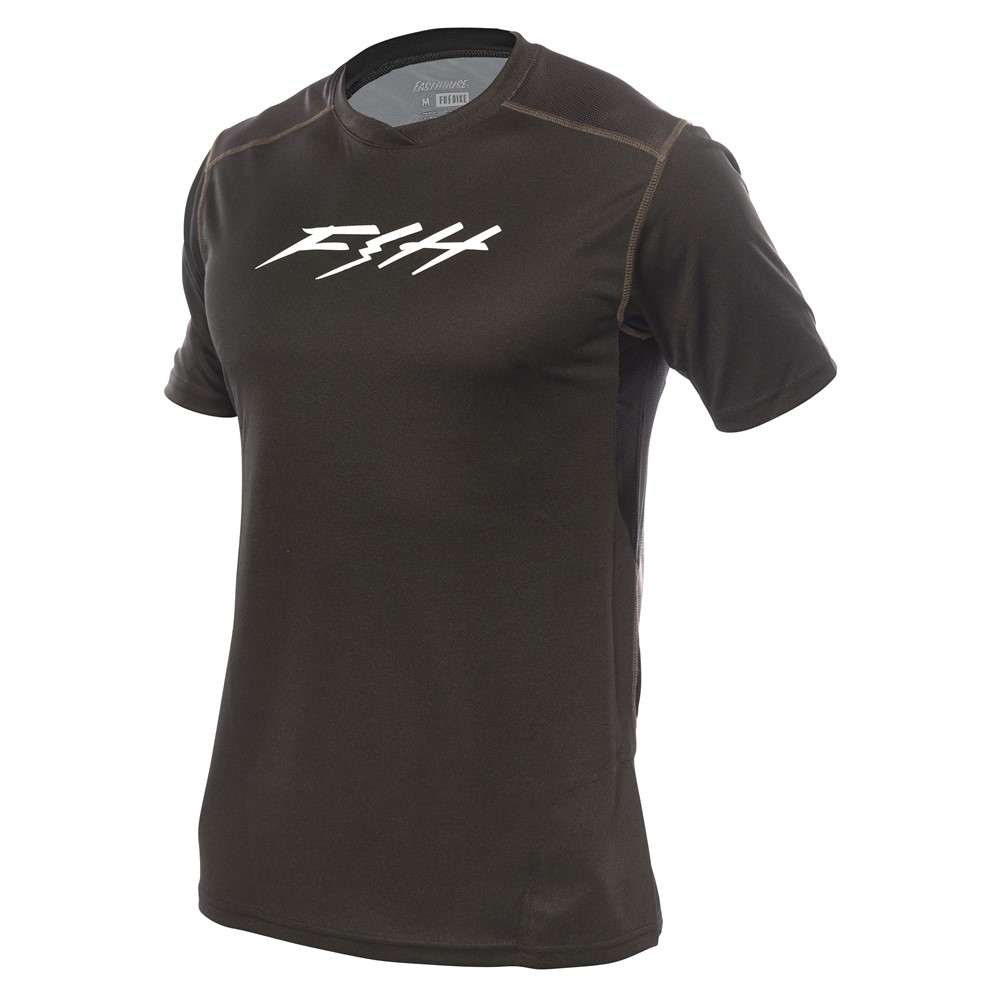 Fasthouse Alloy Ronin Short Sleeved Jersey Black - Image 1