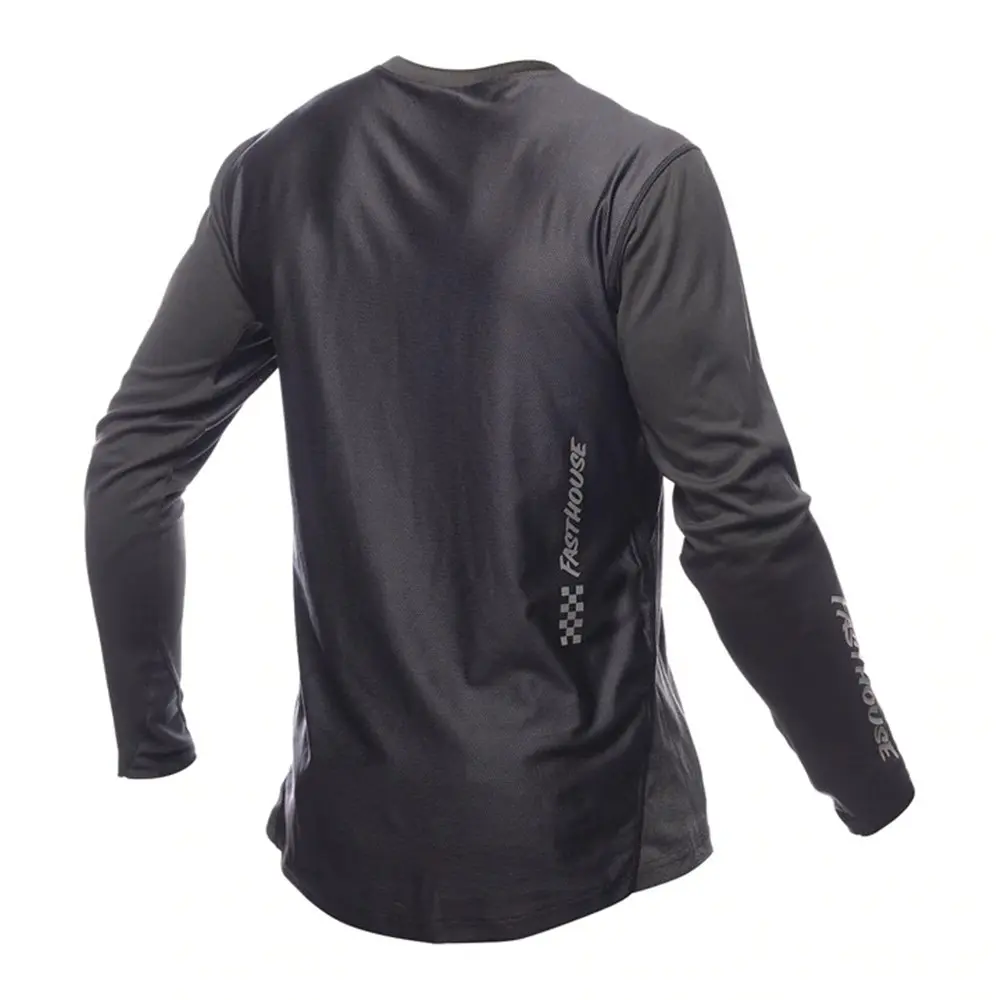 Fasthouse Alloy Mesa Long Sleeve Jersey Heather Charcoal/Black