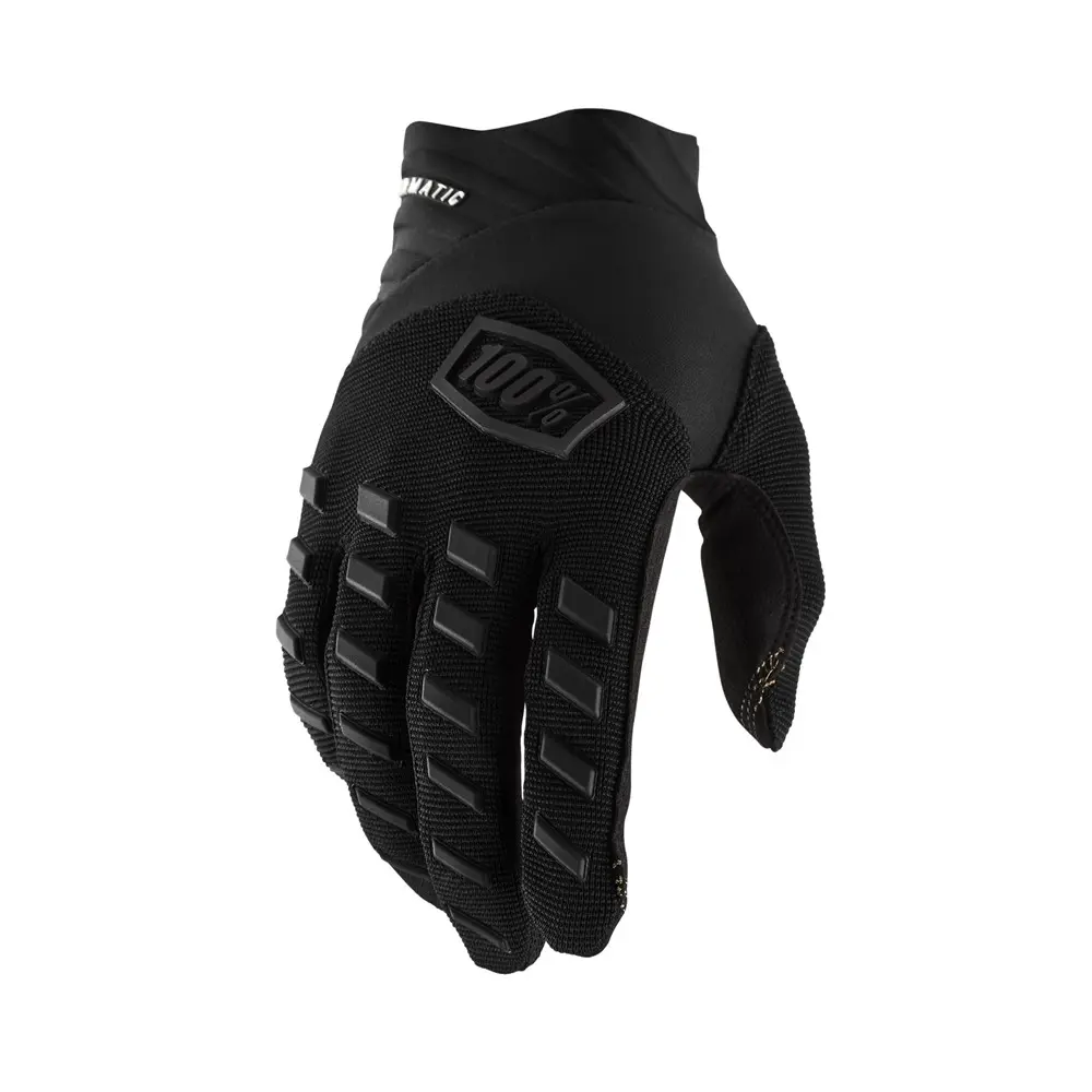 100% Airmatic Motocross Gloves Youth Black/Charcoal