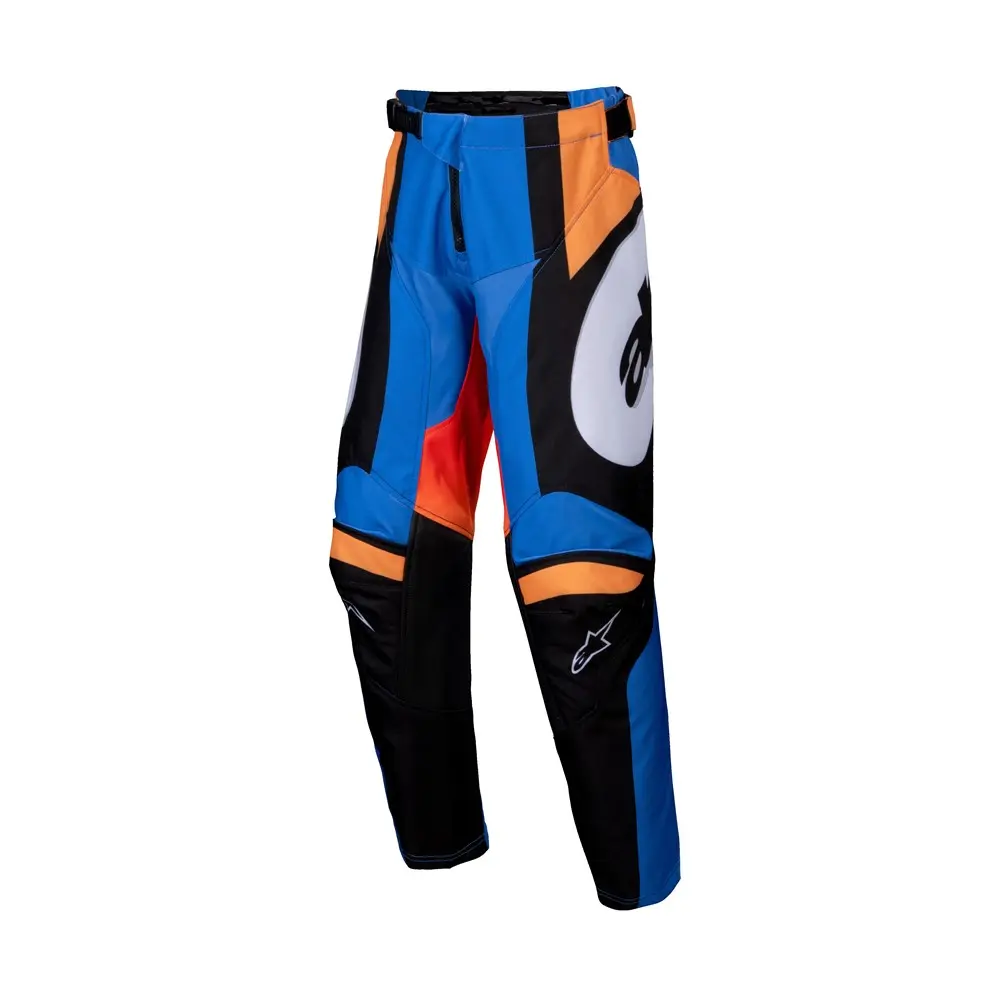 Fasthouse Youth Racer Melt Motocross Pants Orange/Blue