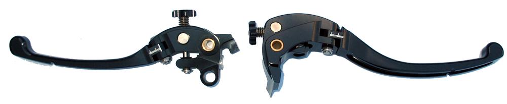 CNC LEVER BLADE PAIR L & R HONDA CBR 1000 '08-10 - BLACK - NLA - Image 1