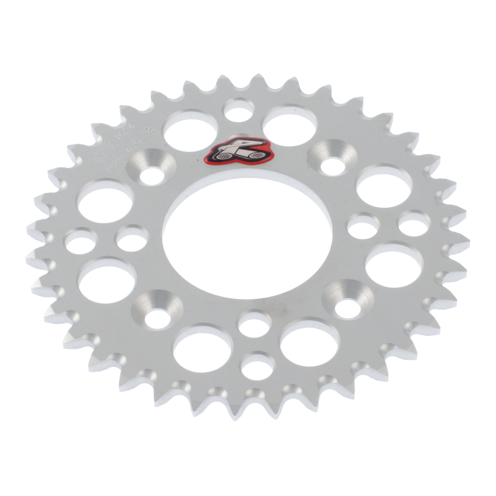 Renthal Sprocket Rear Silver 36T Alloy 7075 T6 Grooved Honda - Image 2