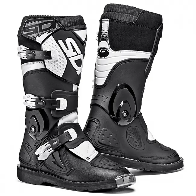 Motocross Boots Sidi Flame Youth Black/White