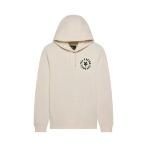 Fox Beam Fleece Pullover Hoodie Off White - Image 1