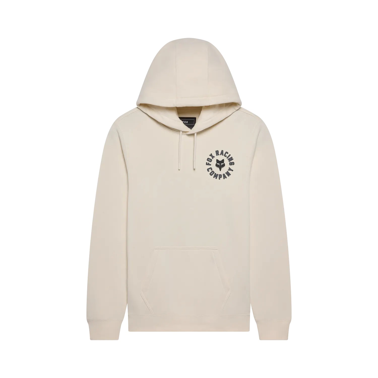 Fox Beam Fleece Pullover Hoodie Off White - Image 1