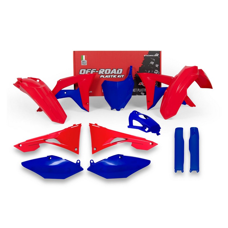 RTECH FRONT/REAR FENDER RADIATOR SHROUD SIDEPANEL AIRBOX COVER FORK GUARDS &NUMBERPLATE CRF450R 25 - Image 1