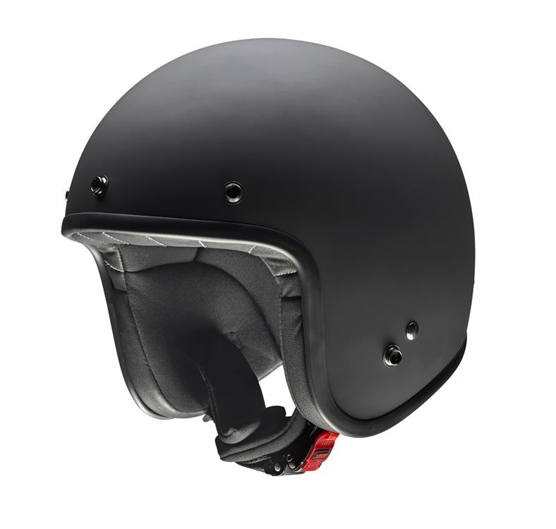 HELMET CLASSIC OPEN FACE MATT BLK 61/XXL - Image 3