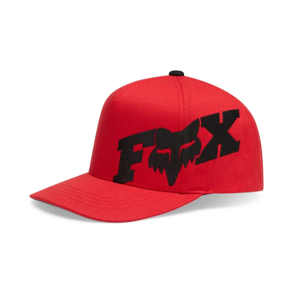 Fox Head X Snapback Hat Youth Red