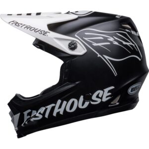 Moto-9 Youth Fasthouse Flying Colours Matte Black/White L/XL - Image 2