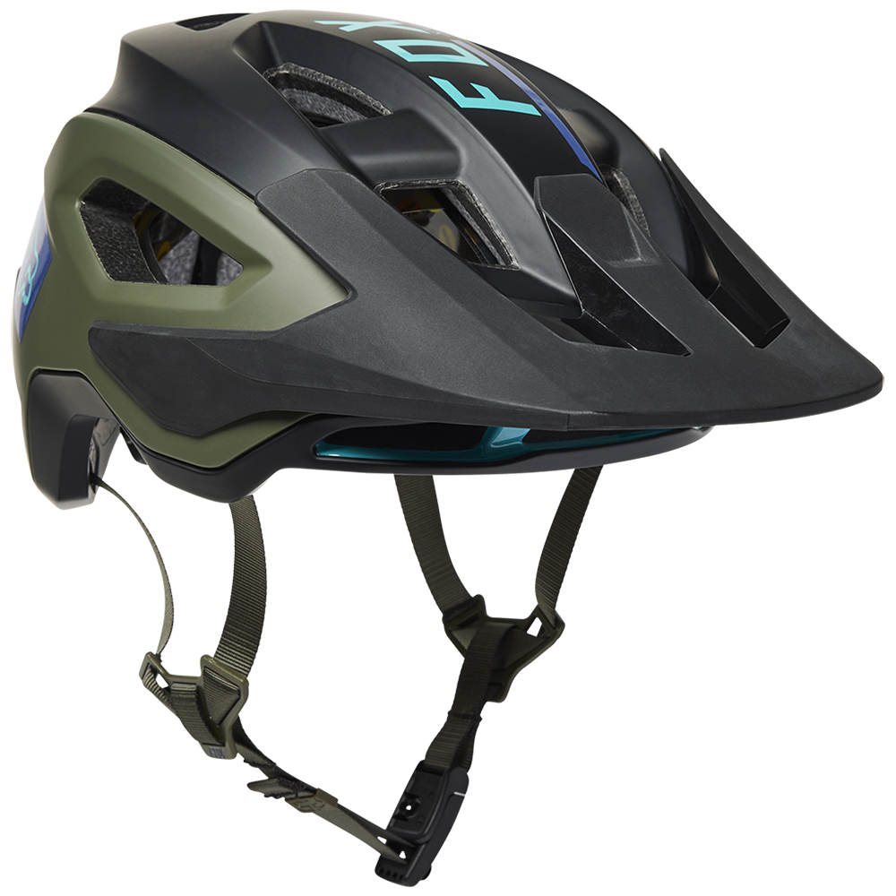 Fox Speedframe Pro Blocked Mips Bike Helmet Army - Image 1
