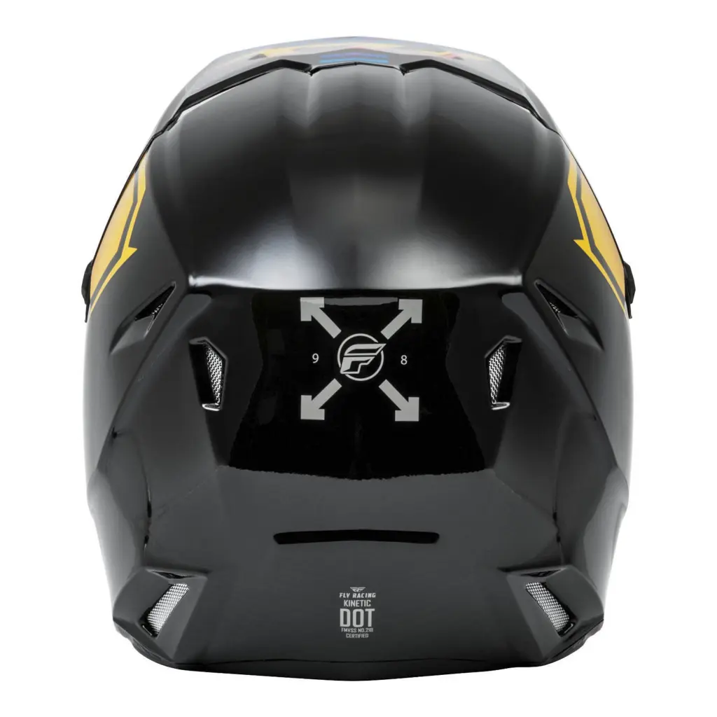 FLY Racing Kinetic Menace Motocross Helmet Black / Sunrise