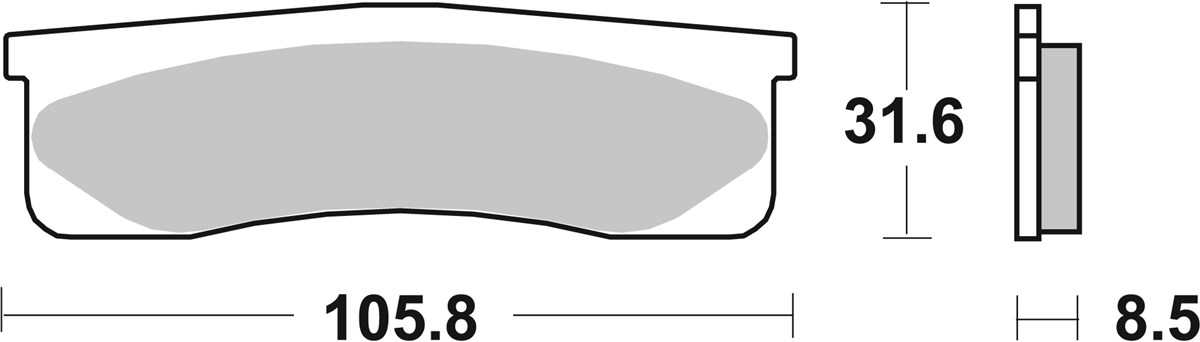 SBS 660RQ Rear Brake Pads - Image 1