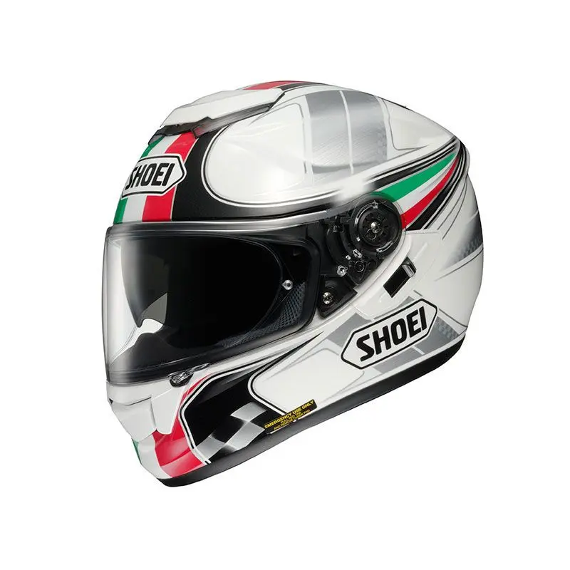 SHOEI GT-AIR 2XL REGALIA TC-4 WHT/GRN/RED # - INDENT