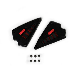 EXTERNAL HEEL COVER BLACK / AIR INTAKES / SCREWS FOR STEALTH - Image 2