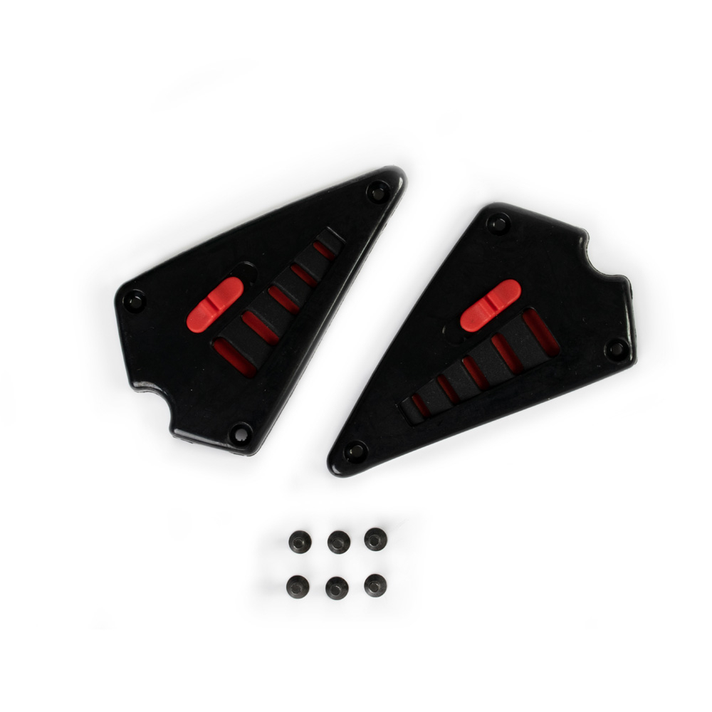 EXTERNAL HEEL COVER BLACK / AIR INTAKES / SCREWS FOR STEALTH - Image 2