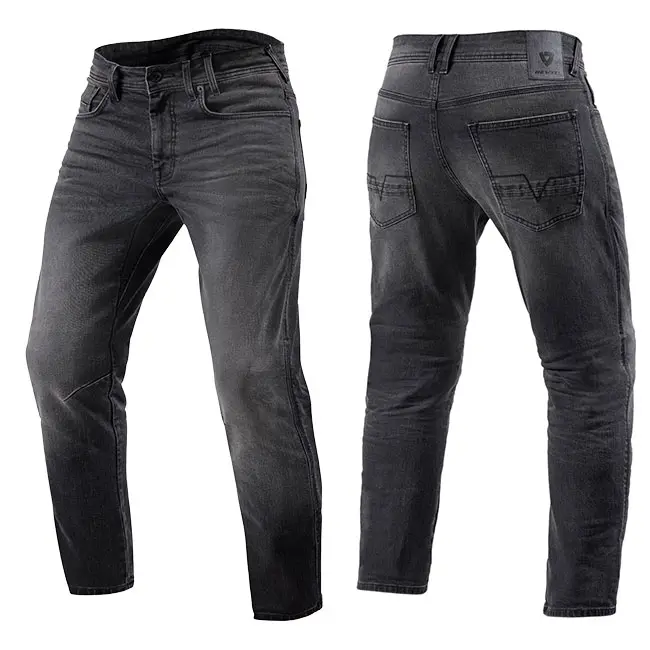 Rev'It Detroit 2 TF Jeans Short Leg Medium Grey