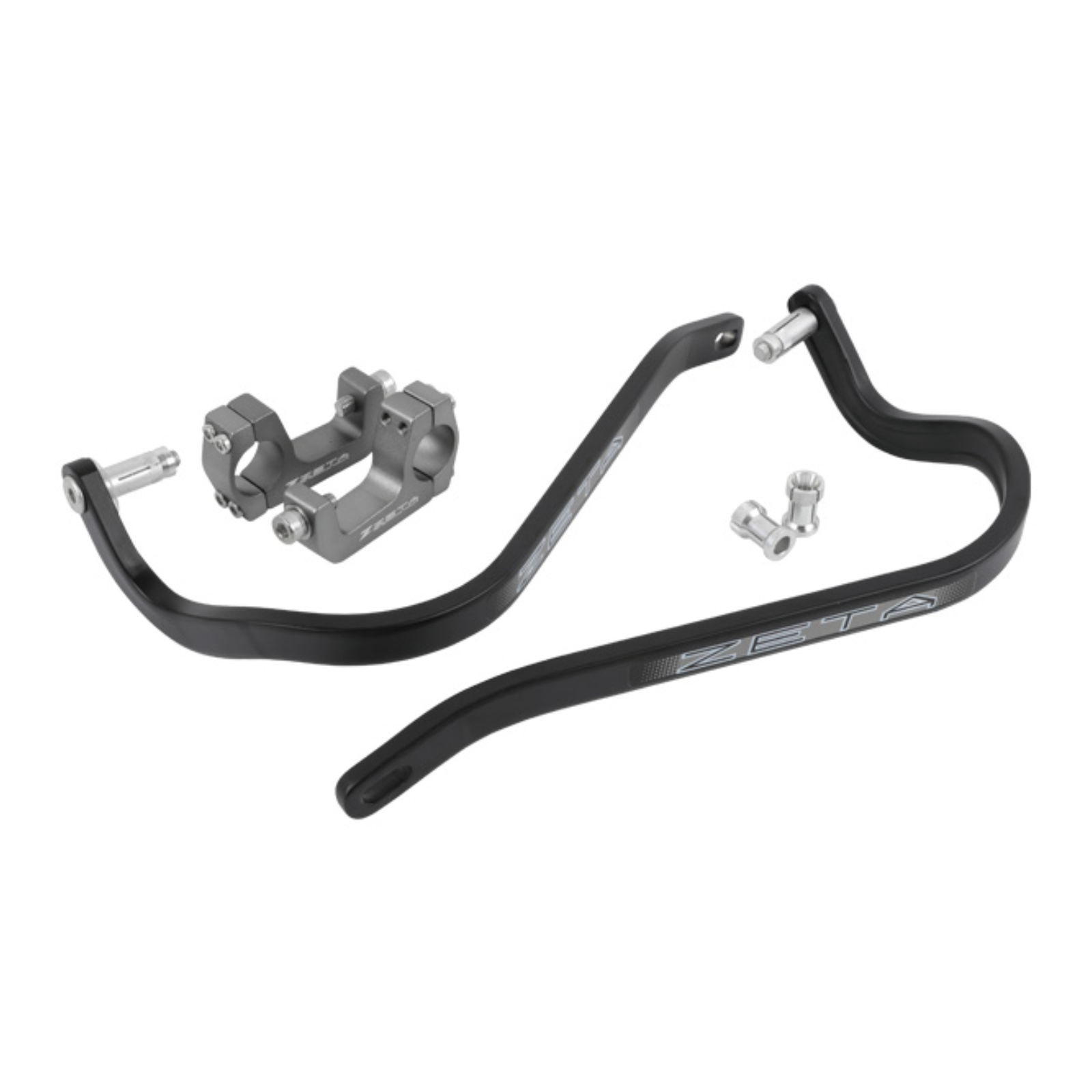 ZETA ARMOR-GUARD BENDED FOR 28.6MMBAR U-CLAMP BLACK - Image 1
