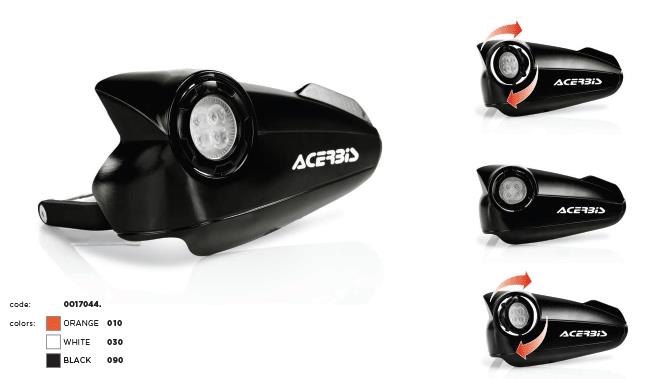 *Black LED Vision handguards Acerbis                       [] - Image 1