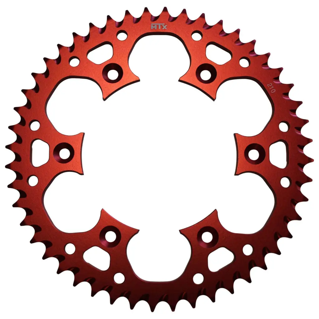 SPKT REAR ALLOY MTX ZERO RED 210 47T #520