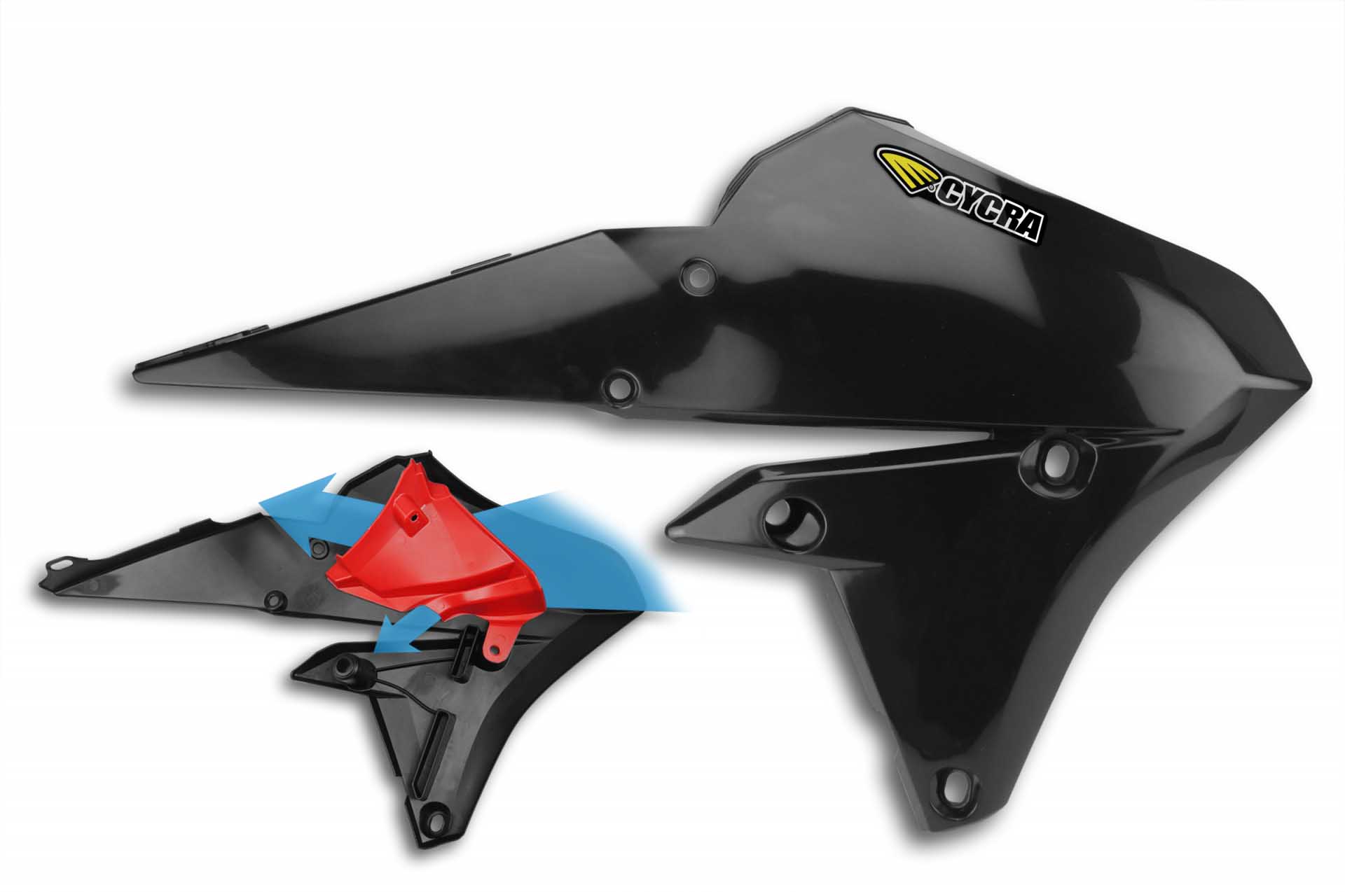 SHROUD ONLY YZF 250 450 14- BK - Image 1