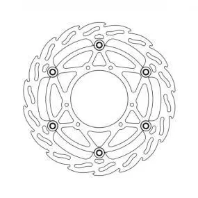 BRAKE DISC FRONT MOTO MASTER FRONT 320MM FLAME OVERSIZE CANNONDALE 00-03 HONDA CR125R CR250R 95-07