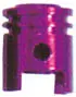 KEITI VALVE CAPS PISTON [BLUE] 2PC