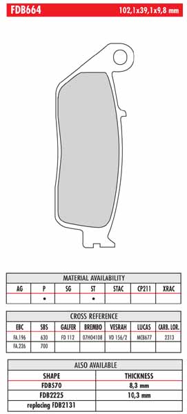 FERODO BRAKE BPADS - Image 61