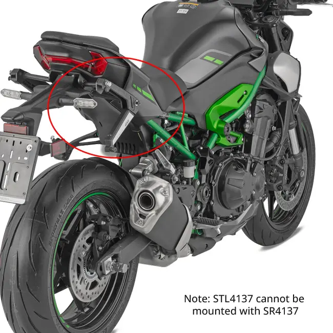 MOUNT FOR EASY SIDE BAGS KAWASAKI Z900 '25-> (NOT WITH SR4137)