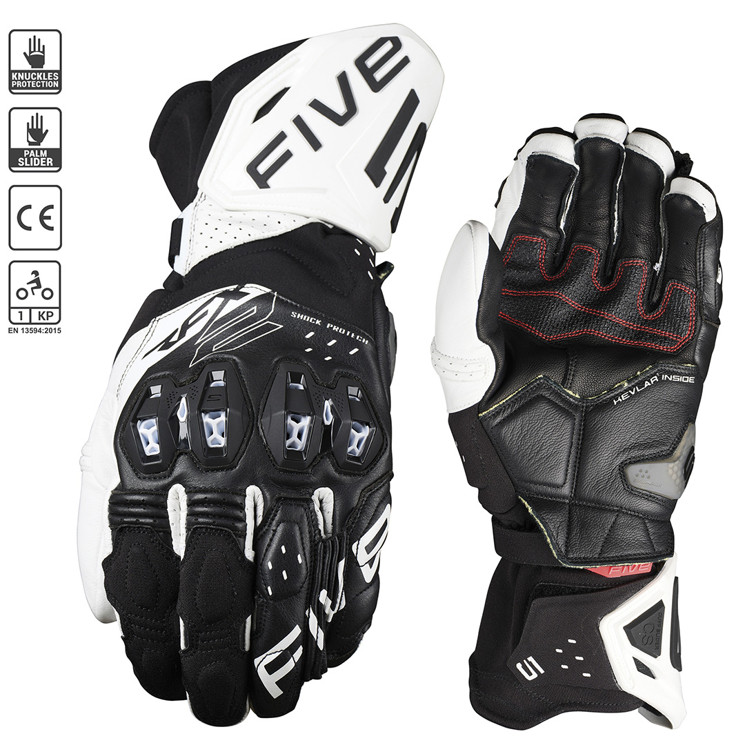 FIVE RFX2 EVO Road Gloves Black/White - Image 1