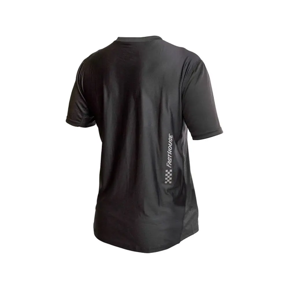 Fasthouse Alloy Mesa Short Sleeve Youth Heather Charcoal/Black