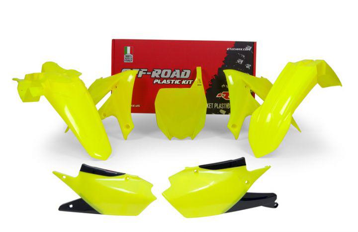 PLASTIC RTECH FRONT/REAR FENDERS SIDEPANELS &RADIATOR SHROUDS UPPER/LOWER &FRONT NUMBERPLATE  YAMA - Image 1