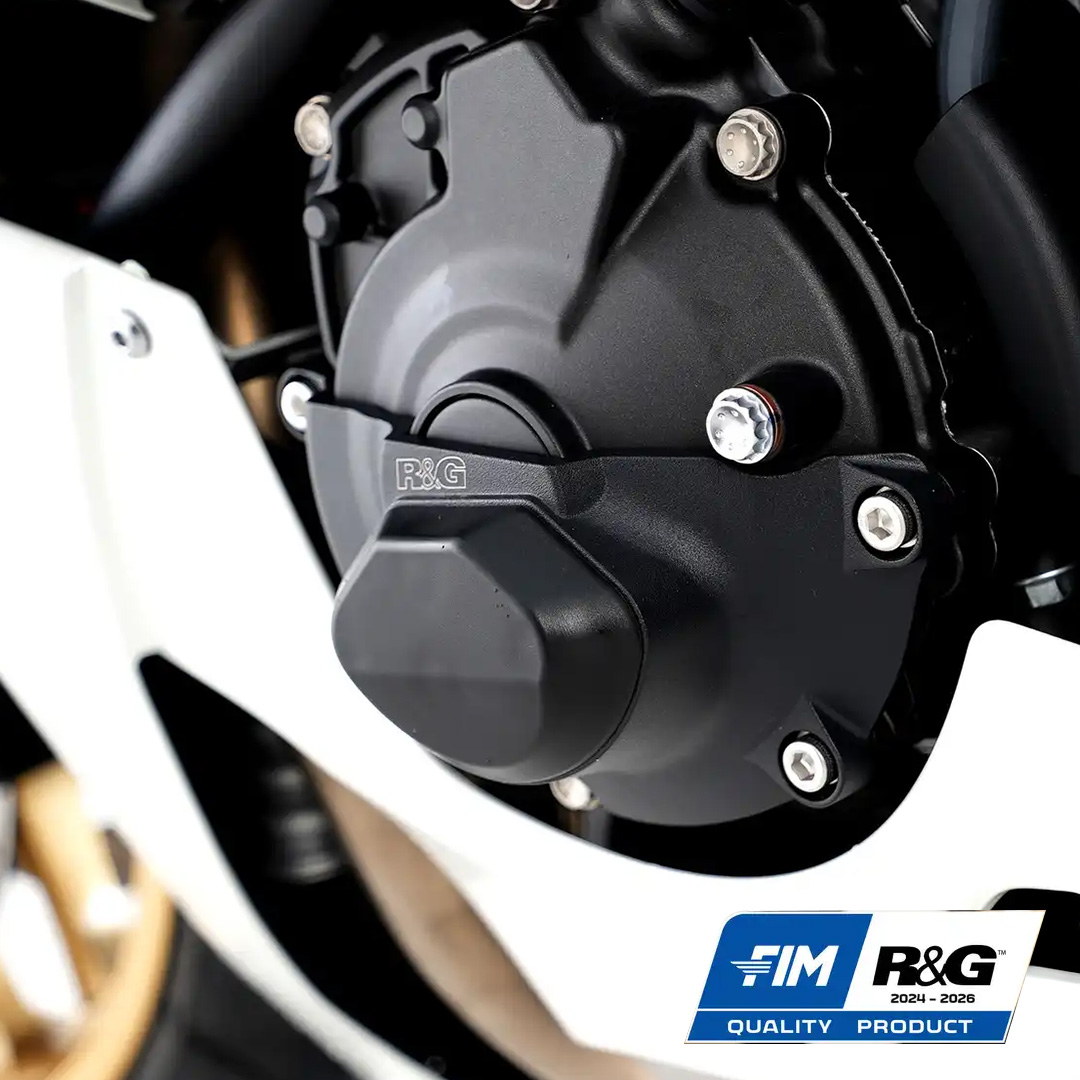 PRO Engine Case cover Yamaha YZF-R1 15- / YZF-R1M 15- (LHS) Black R&G - Image 1