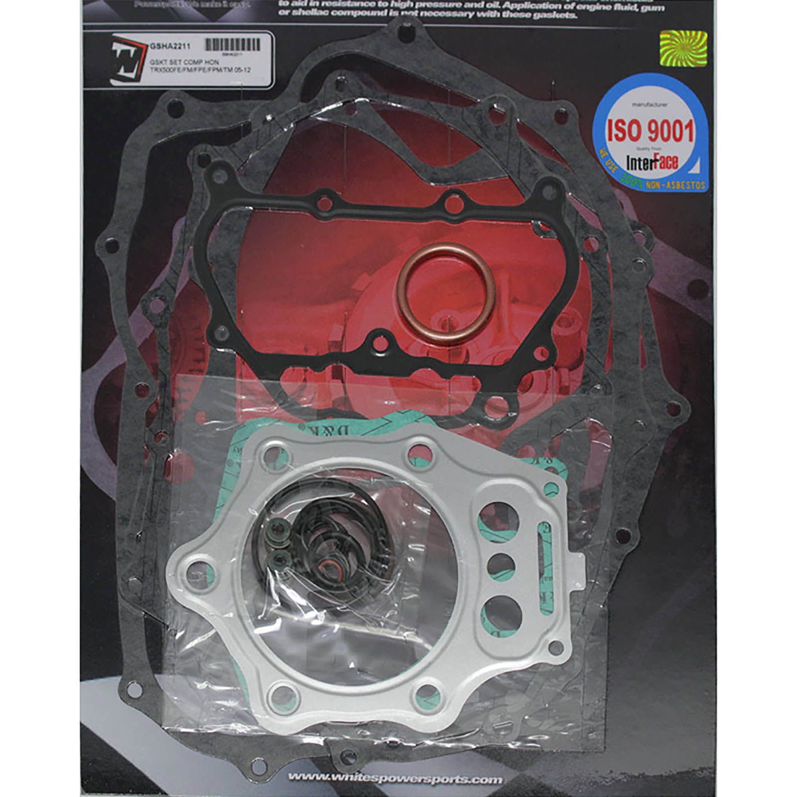 WHITES GASKET SET COMPLETE HON TRX500FE/FM/FPE/FPM/TM 05-11 - Image 1