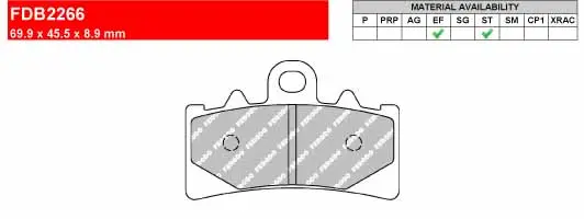FERODO BRAKE BPADS