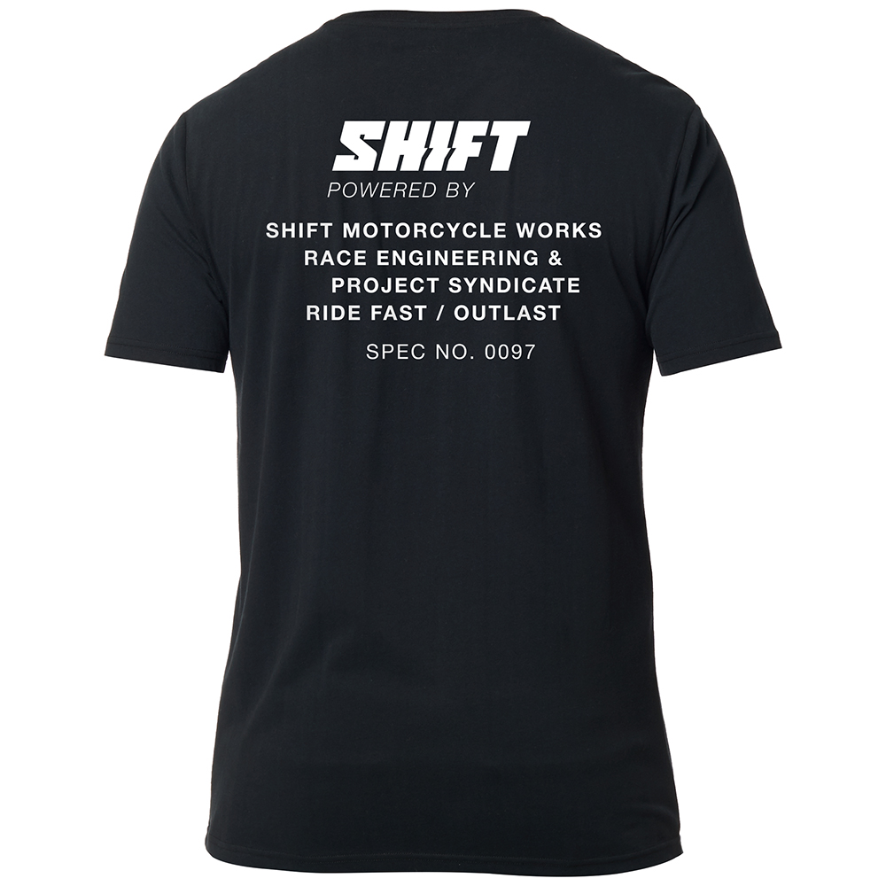 Shift Ride Fast Tee Black Vintage - Image 2